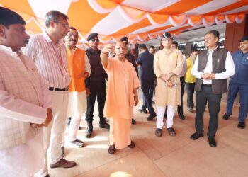 CM Yogi reviews preparations at Banaras railway station ahead of PM scheduled visit on November 7