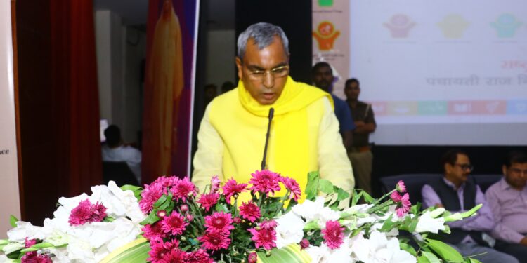 The Panchayat Advancement Index will become a mirror of rural progress- Minister Om Prakash Rajbhar