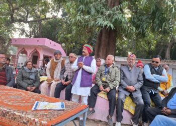 “Malviya & Atal Bihari Jayanti Celebrated with Devotion at Paramhans Baba Kuti, Babaganj”