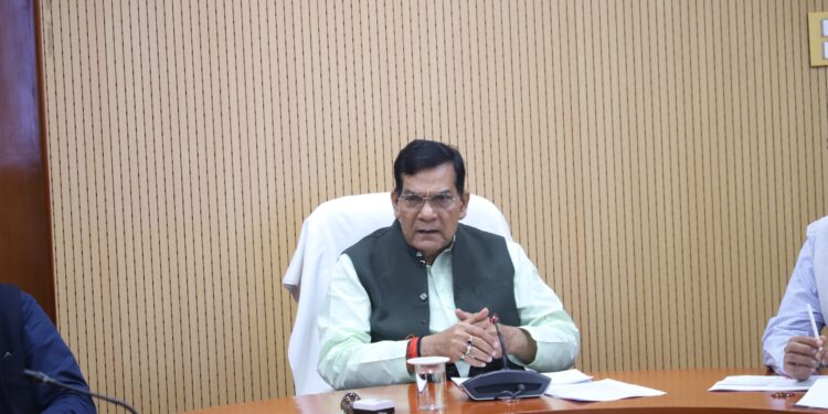 Review Meeting Held Under Chairmanship of Minister A.K Sharma