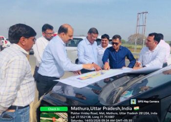 Add. Chief Secretary inspects Raya Urban Centre and Heritage City Projects in Mathura