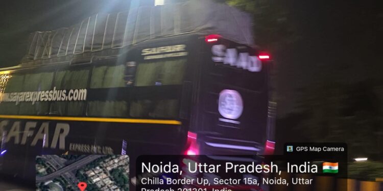 Tax Evasion Network on Wheels: 500–600 Sleeper Buses Pass Daily via Noida Film City Route