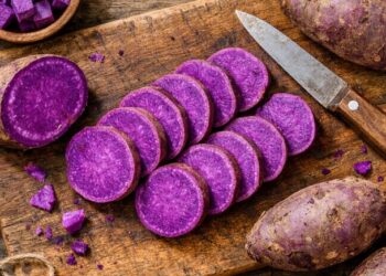 Purple-coloured Ube