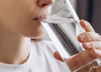 drinking water