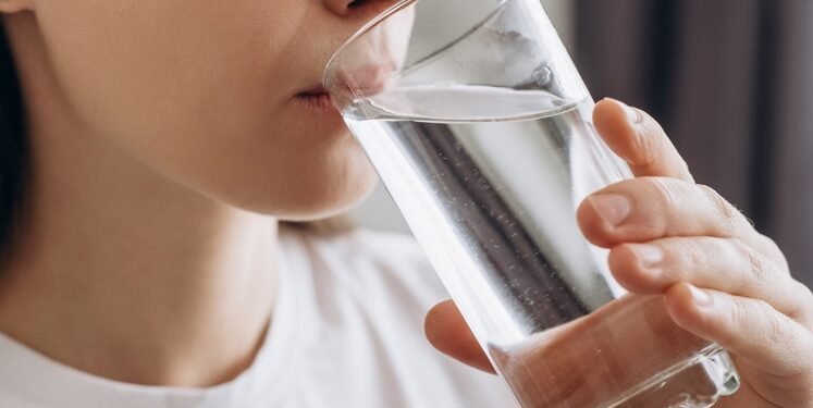 drinking water