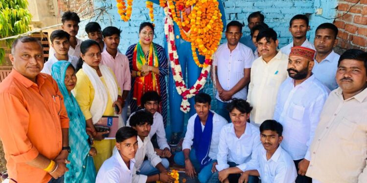 Ambedkar Jayanti: Team Rajeshwar organizes programs across villages and localities