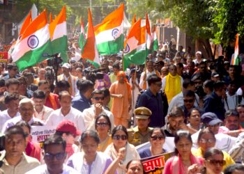Chief Minister Yogi Adityanath takes to the Streets for women Rights