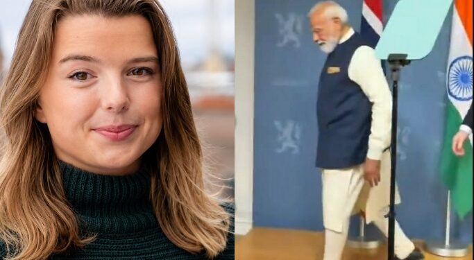 Norwegian journalist to pm modi