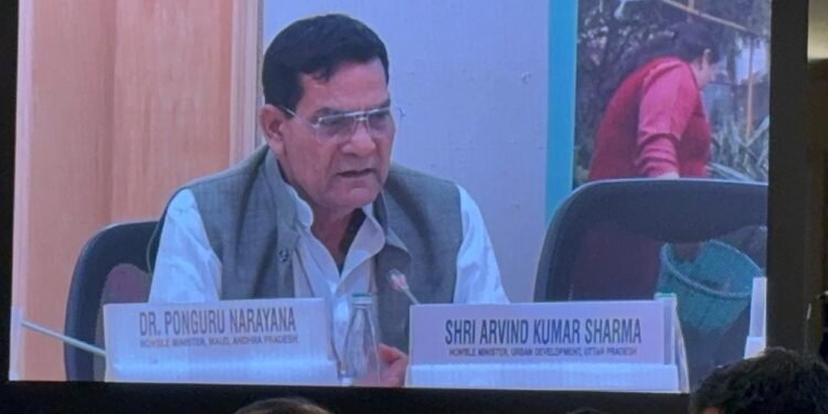 Minister A.K. Sharma Participates in National Review Meeting of Swachh Bharat Mission-Urban 2.0