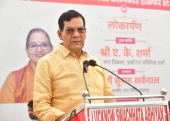 Minister A.K. Sharma Committed to Making Lucknow a Clean, Green and Modern City