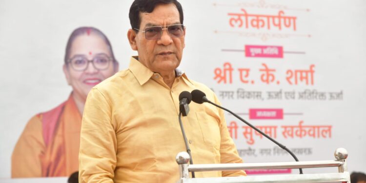 Minister A.K. Sharma Committed to Making Lucknow a Clean, Green and Modern City
