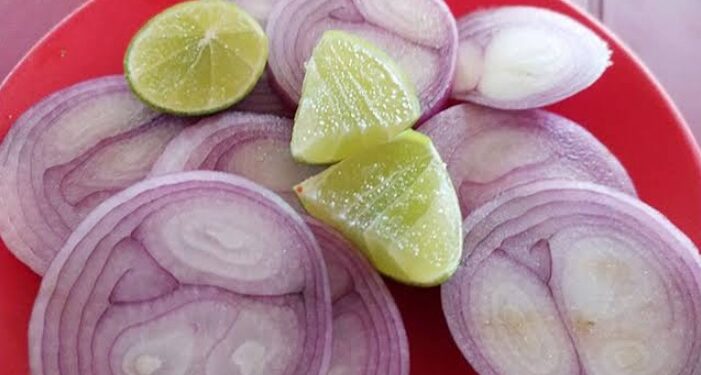 onion lemon and salt