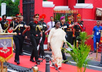 Passing Out Parade at IMA Held in the August Presence of President Droupadi Murmu