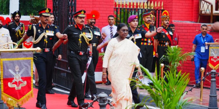 Passing Out Parade at IMA Held in the August Presence of President Droupadi Murmu
