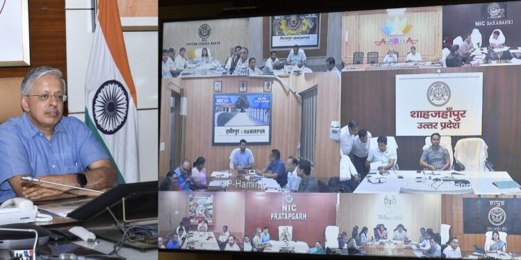 Chief Secretary Issues Key Directives During Weekly Review Meeting via Video Conference