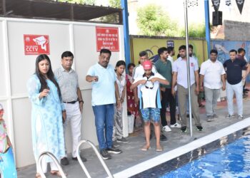 District-Level Sub-Junior Swimming Championship Concludes, DM Honours Winners