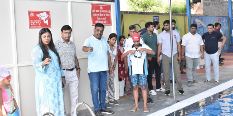 District-Level Sub-Junior Swimming Championship Concludes, DM Honours Winners