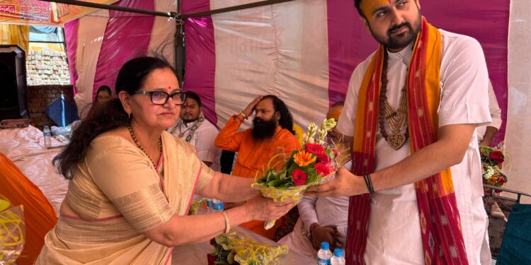 Service Camp During Adhik Maas Dedicated to Devotees’ Welfare: Savita Singh Saurau