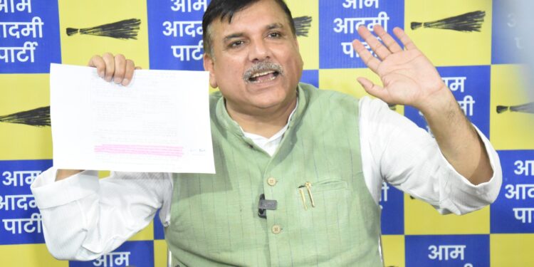 Biggest ‘Donation Scam’ in the Name of Lord Ram Exposed: Sanjay Singh Targets ‘ED Party’ (BJP) and Champat Rai