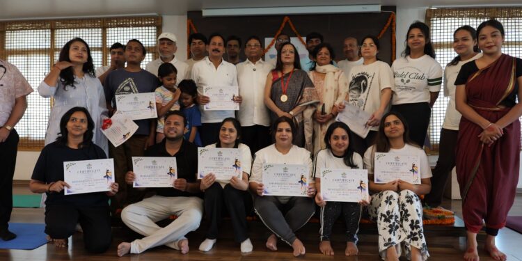 International Yoga Day: Prana Yoga & Wellness Center Hosts a Grand Celebration of Health and Harmony