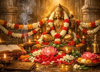flower offered to which god