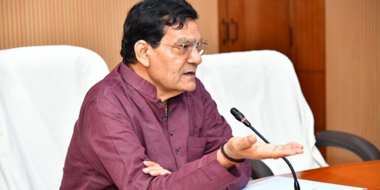 Minister Holds Comprehensive Review Meeting with Officials of Municipal Corporations, Municipal Councils and Nagar Panchayats