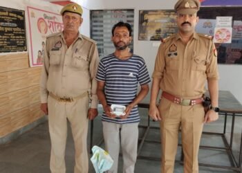 Mathura: Man Arrested for Breaking Shop Shutter and Committing Theft, Has 13 Cases Registered Against Him