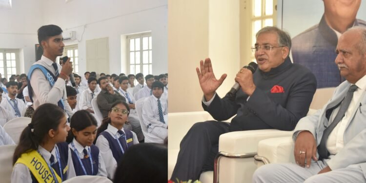 CEC Gyanesh Kumar Holds Inspiring Interaction with Students at Colvin Taluqdars’ College