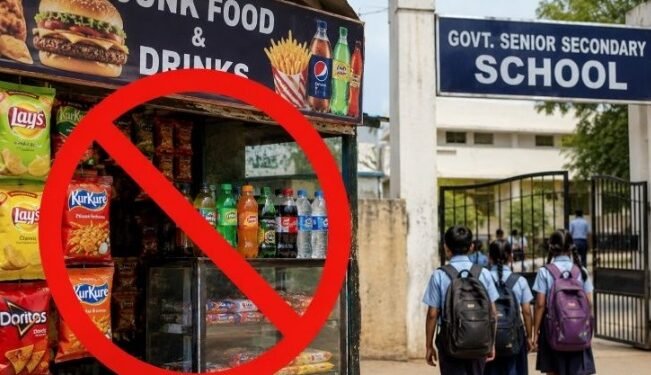 No Junk Food Within 50 Metres Of Schools