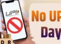No UPI Day