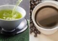 Black coffee vs green tea