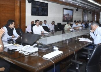 Weekly Review Meeting of All DC and DM Held Under the Chairmanship of Chief Secretary
