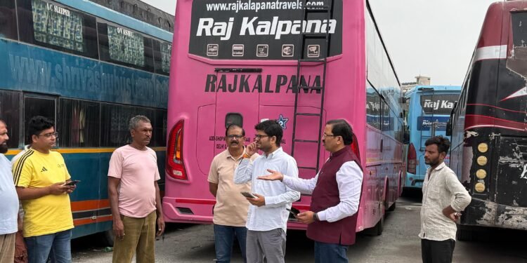 Operation Kavach 2.0: Major Enforcement Drive Against Unauthorized Buses in Gautam Buddh Nagar