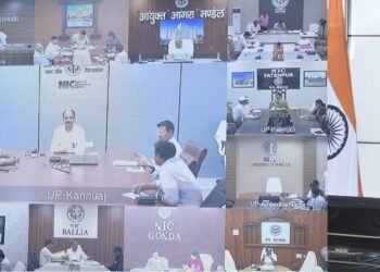 Chief Secretary Holds Weekly Review Meeting with All Officials Through Video Conferencing